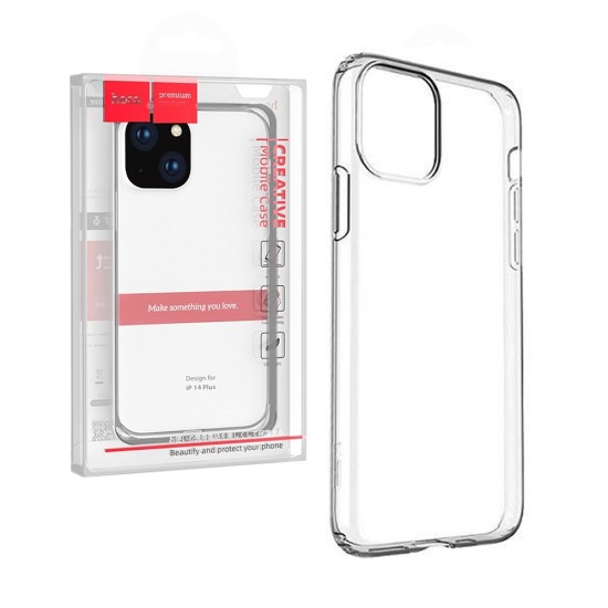 Hoco TPU Light Series case for Apple iPhone 14 Pro Max Transparent